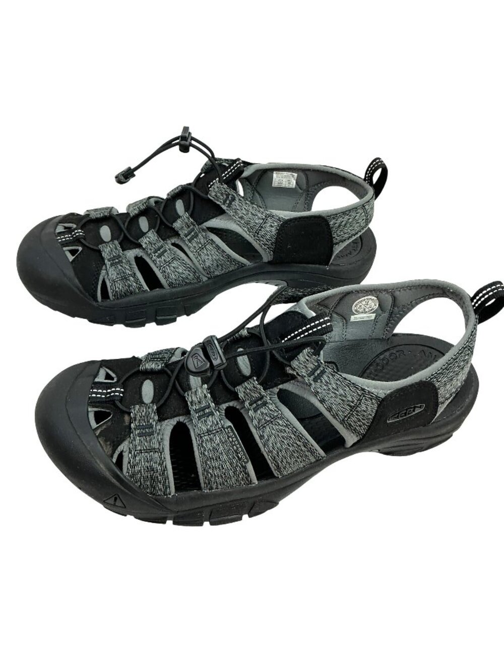 Keen Newport H2 Waterproof Hiking Sandals Mens12 Black & Gray